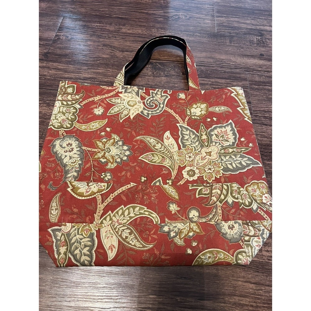 Homemade Shopping Grocery Tote Bag Large Lined With Pocket Light Padding